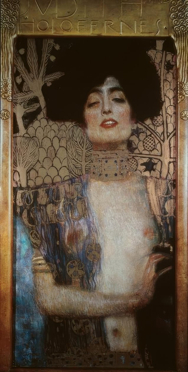 Judith med hodet til Holofernes av Gustav Klimt