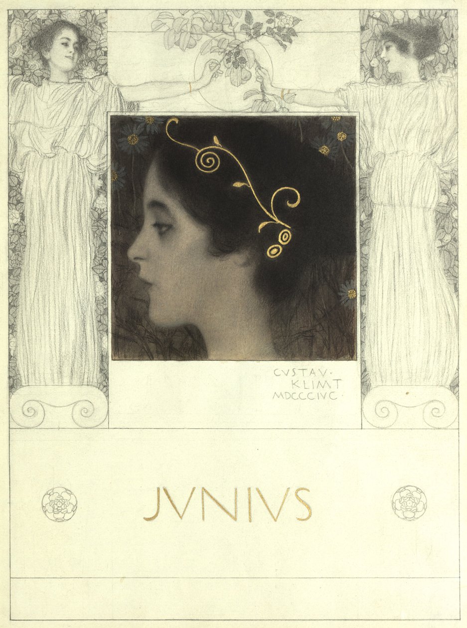 juni av Gustav Klimt