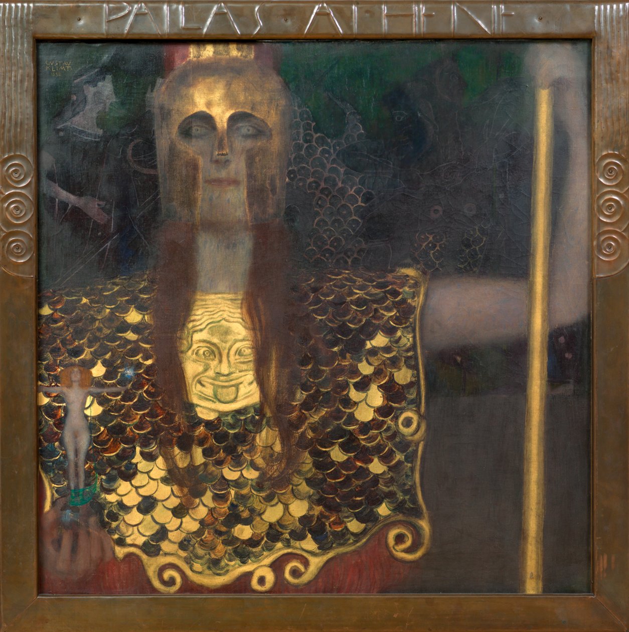 Pallas Athene av Gustav Klimt