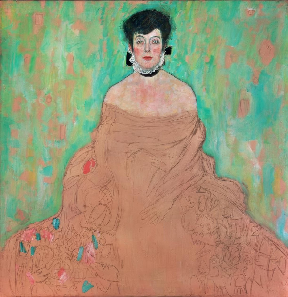 Portrett av Amalie Zuckerkandl av Gustav Klimt