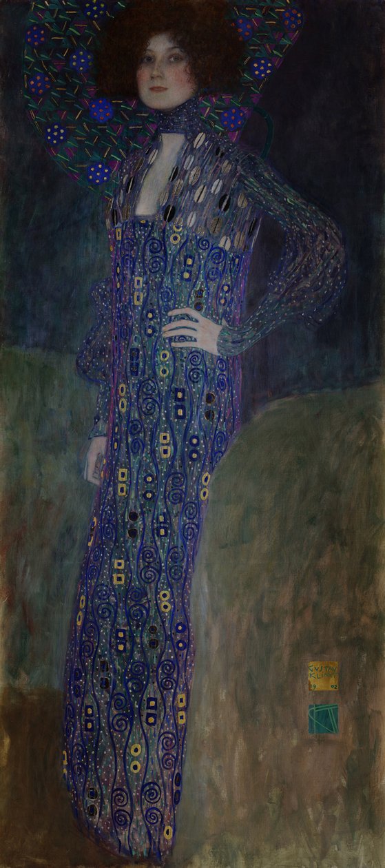 Portrett av Emilie Flöge, 1902 av Gustav Klimt