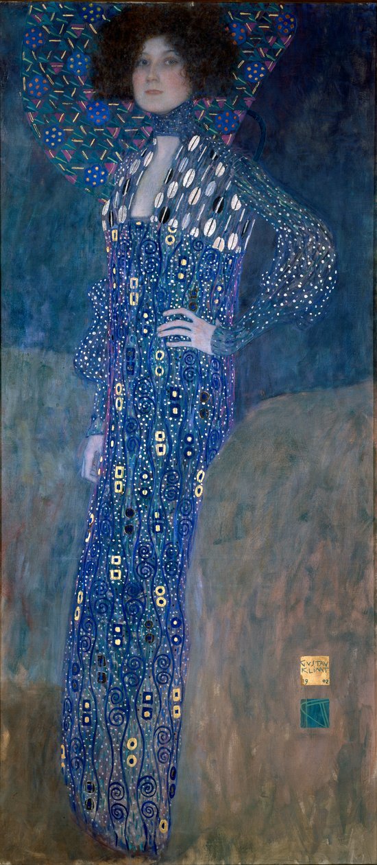 Portrett av Madame Floge av Gustav Klimt