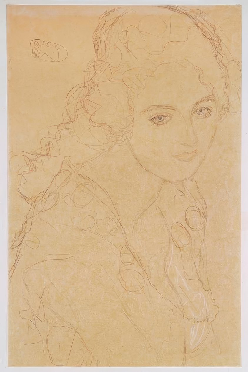 Portrett av Ria Munk III av Gustav Klimt