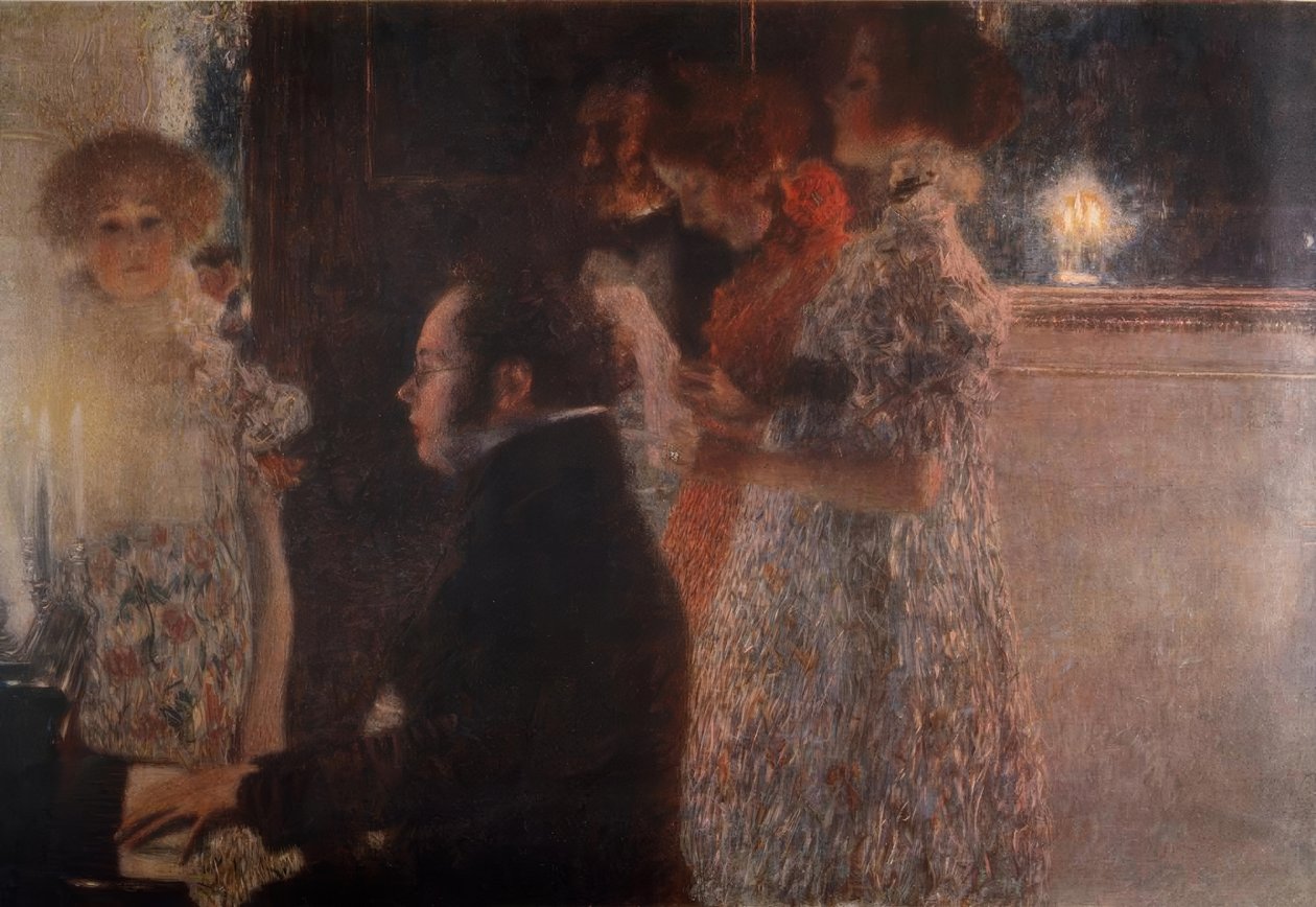 Schubert ved pianoet av Gustav Klimt
