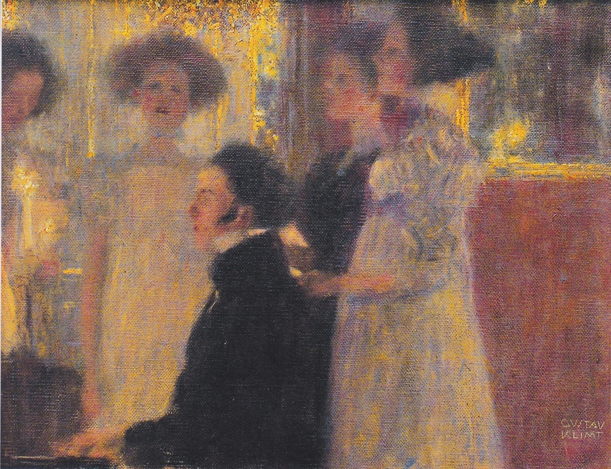Schubert ved pianoet I av Gustav Klimt