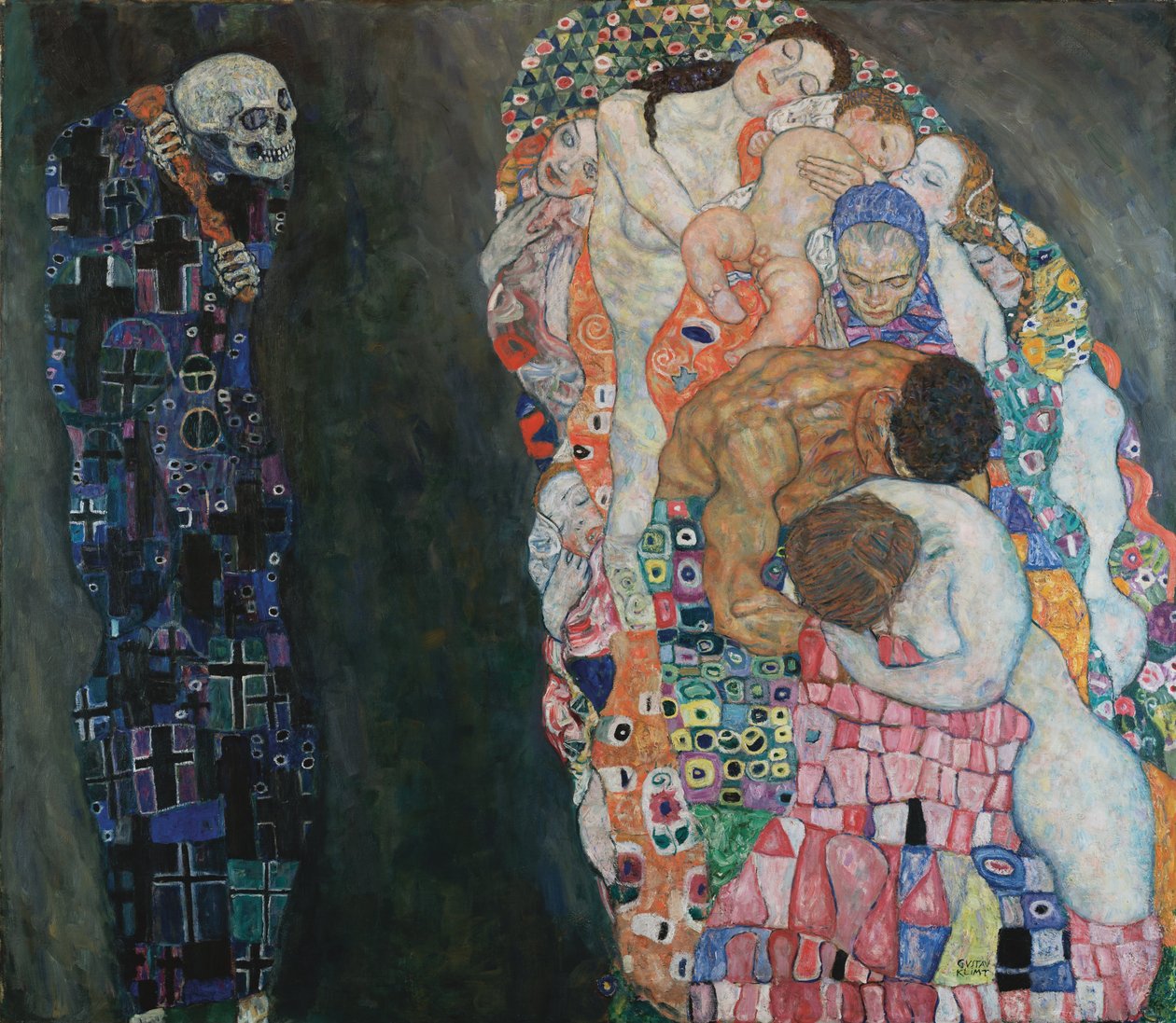 «Død og liv» av Gustav Klimt