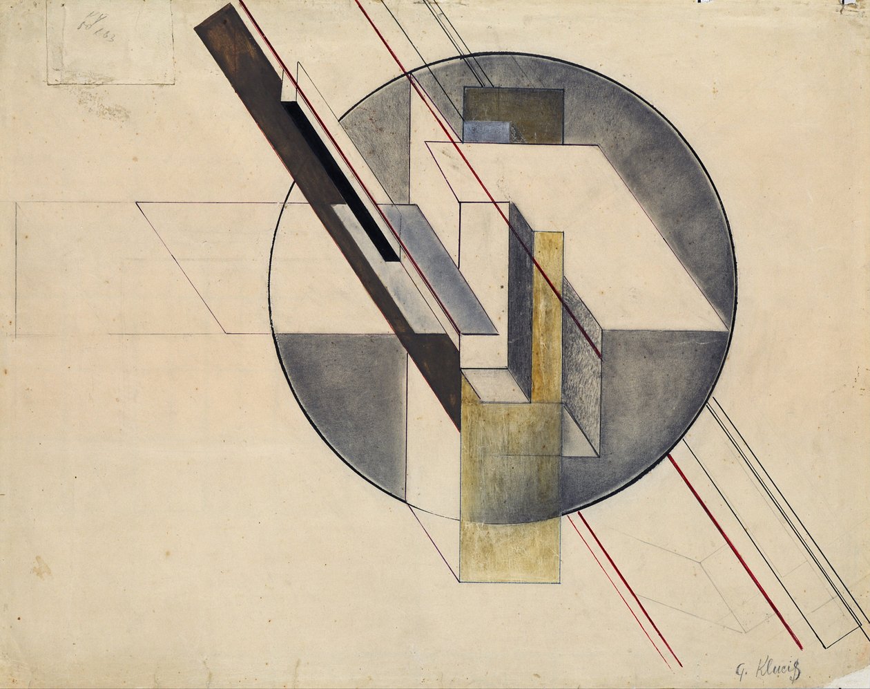 Konstruksjon, 1921 av Gustav Klutsis