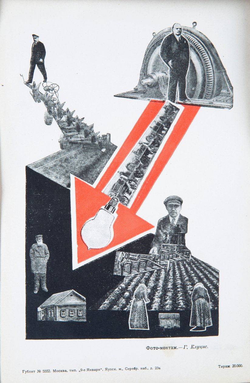 Vladimir Lenin, rundt 1934. av Gustav Klutsis