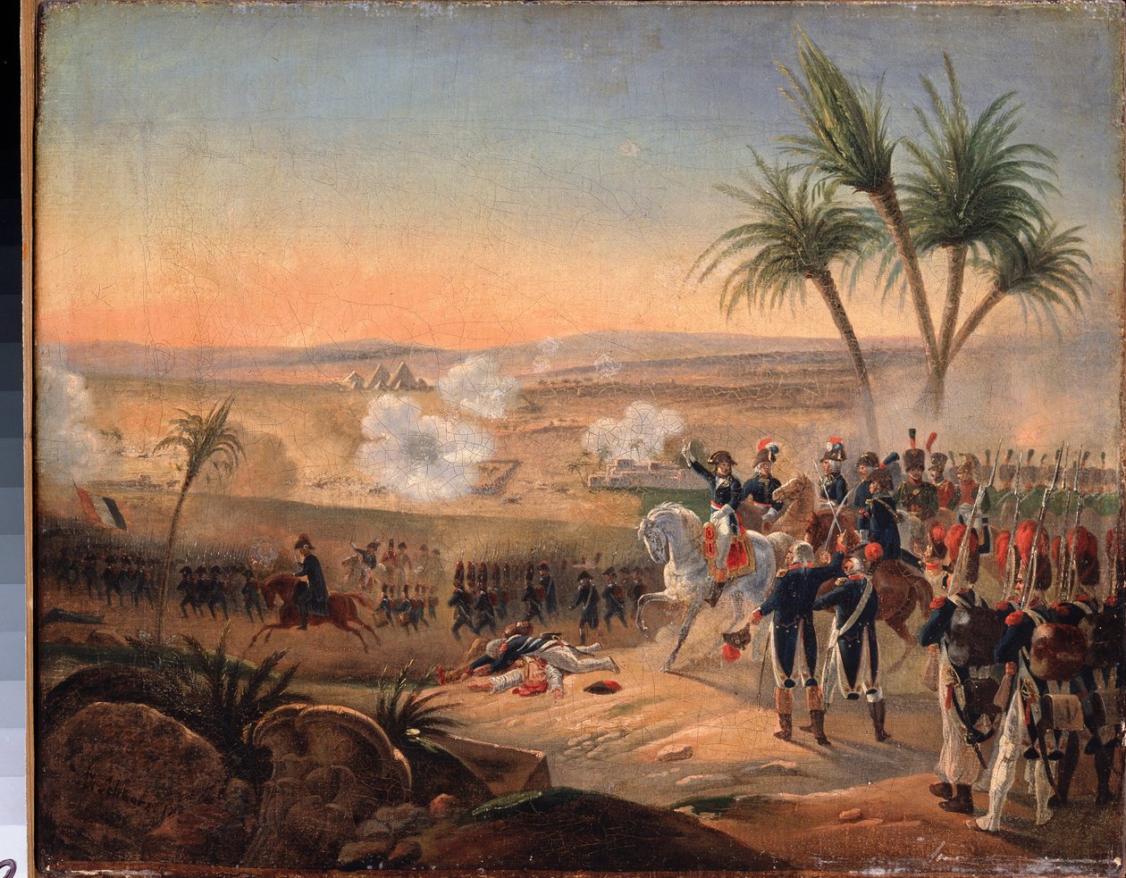 Scene av en militær offensiv av Gustav Schwarz