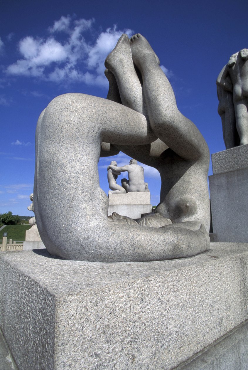 sculpture, Frognerparken, Oslo, Norway, Europe av Gustav Vigeland