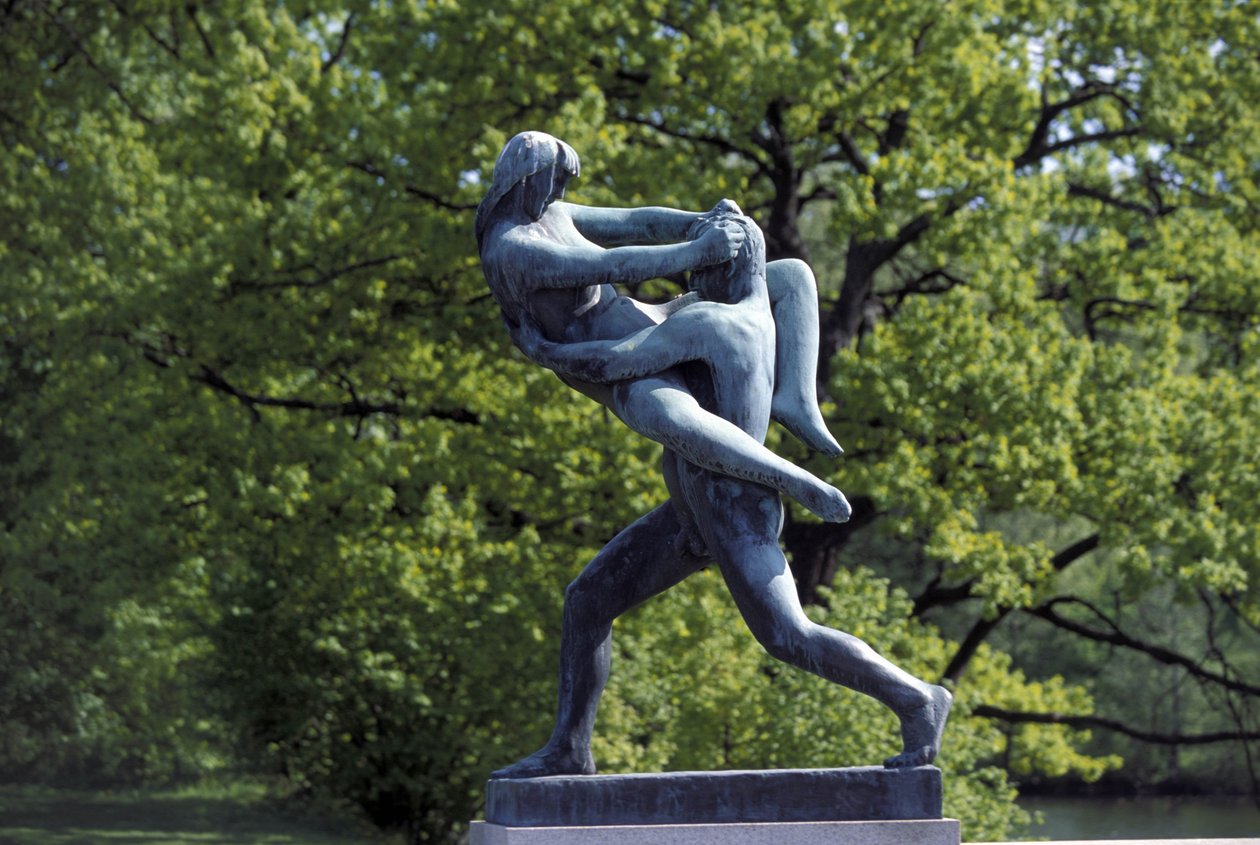 sculpture, Frognerparken, Oslo, Norway, Europe av Gustav Vigeland