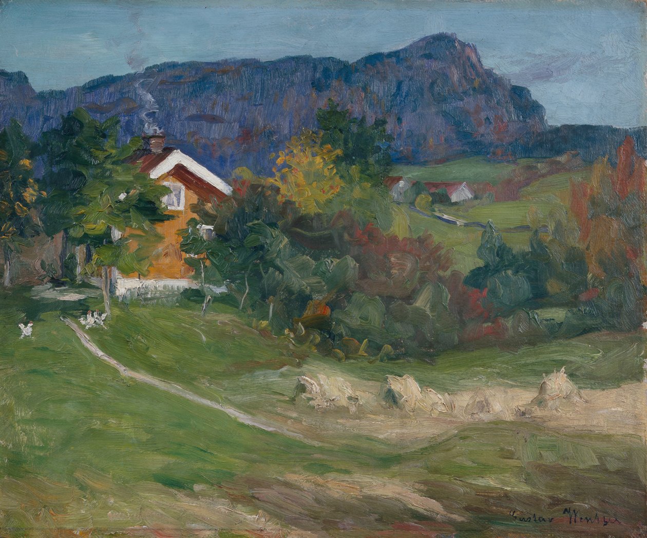 Fra Asker, oktober av Gustav Wentzel