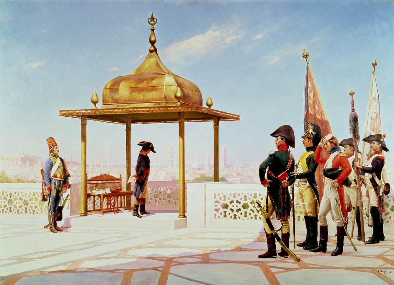 Napoleon i Kairo, 1798 av Gustave Bourgain