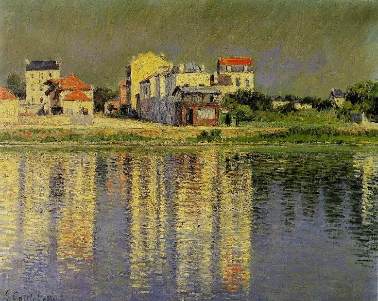 Banks of the Seine av Gustave Caillebotte