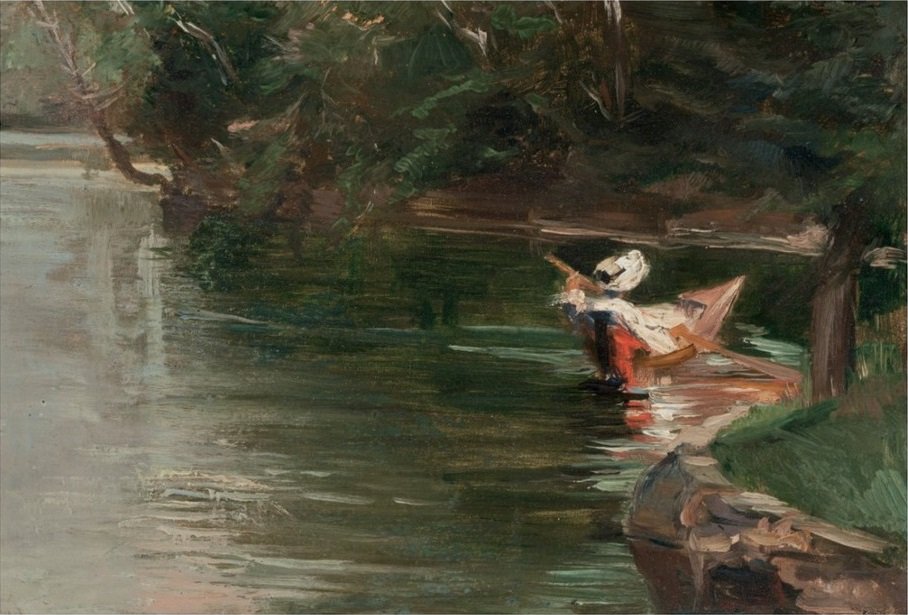 Kanter av Yerres av Gustave Caillebotte