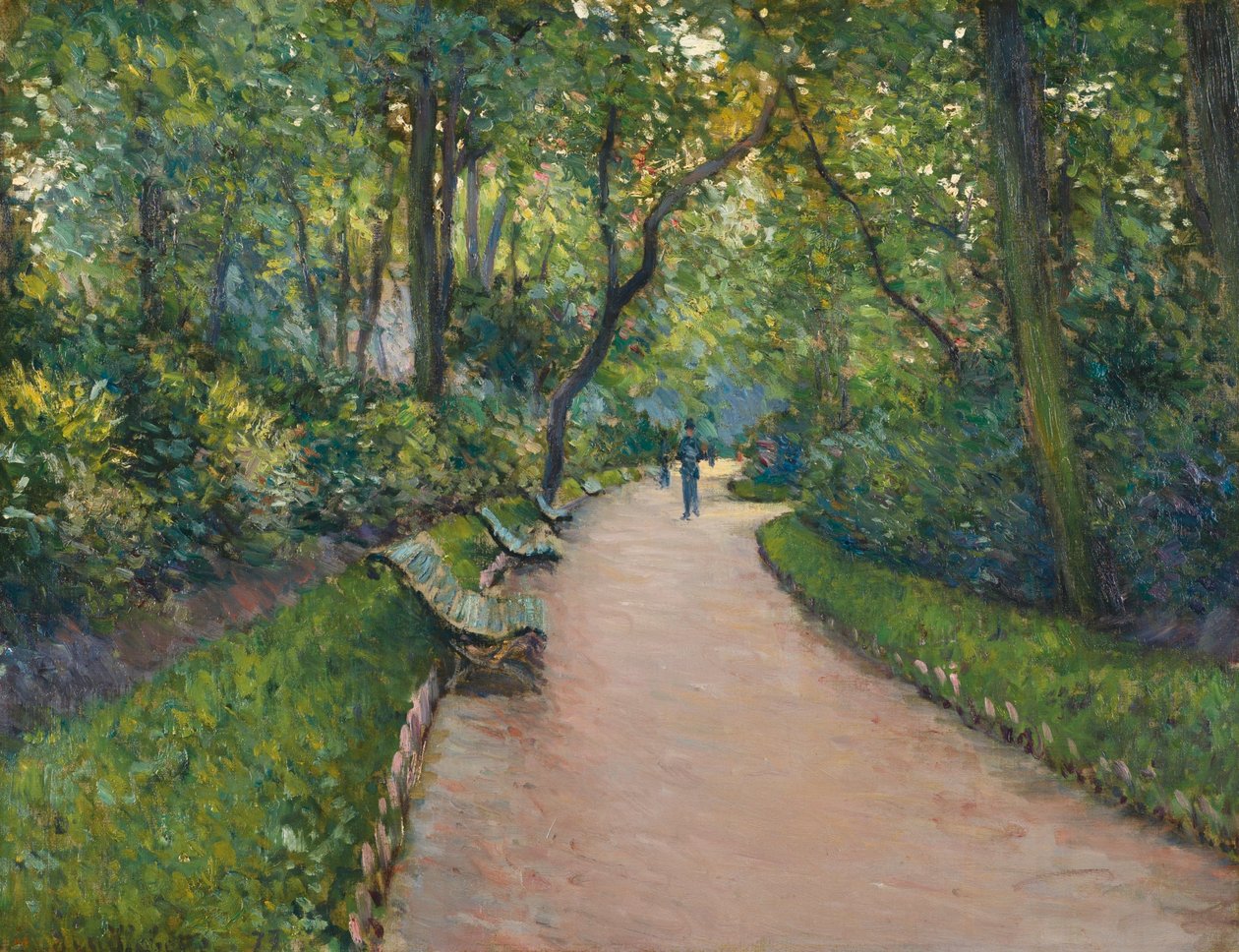 MONCEAU -PARKEN av Gustave Caillebotte