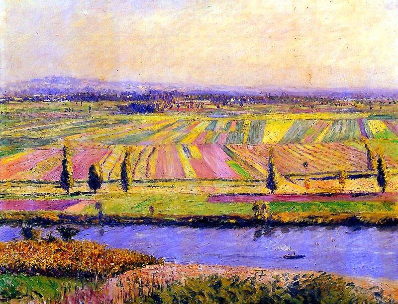 Gennevilliers slette av Gustave Caillebotte