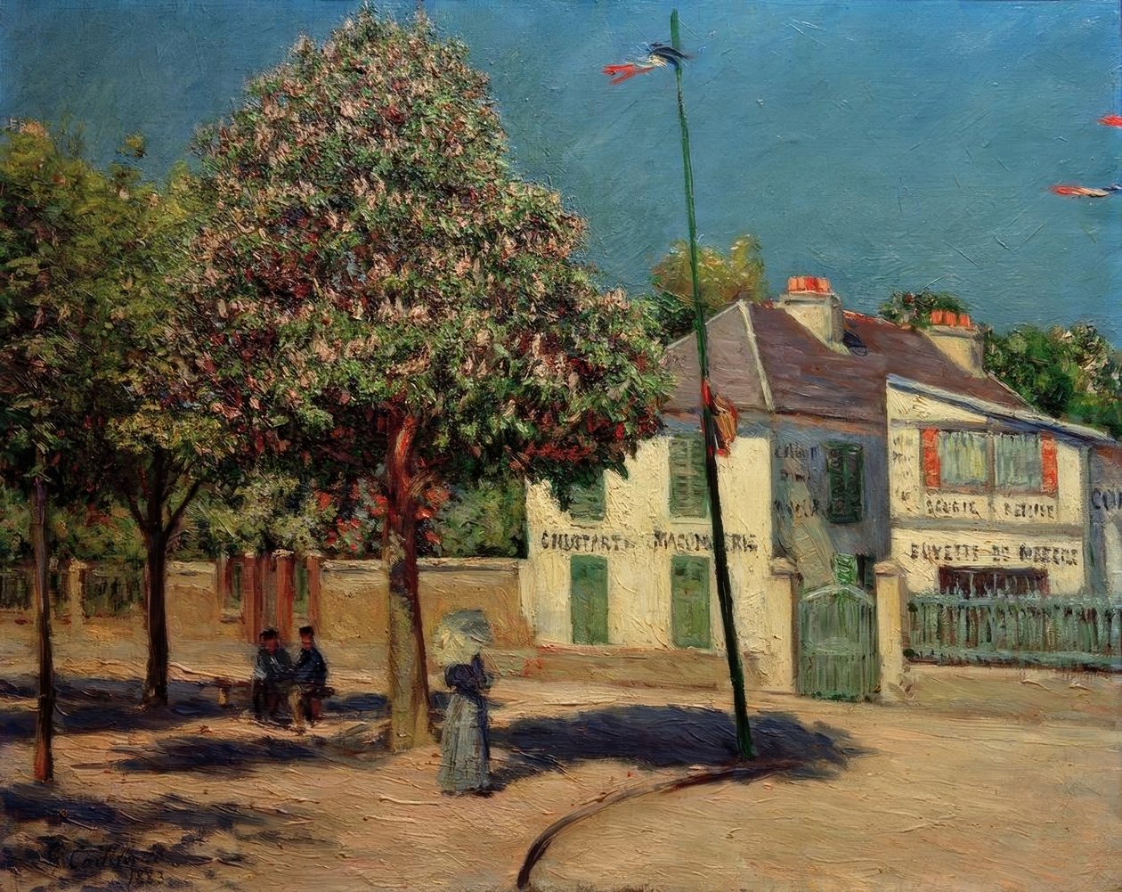 Promenaden i Argenteuil av Gustave Caillebotte