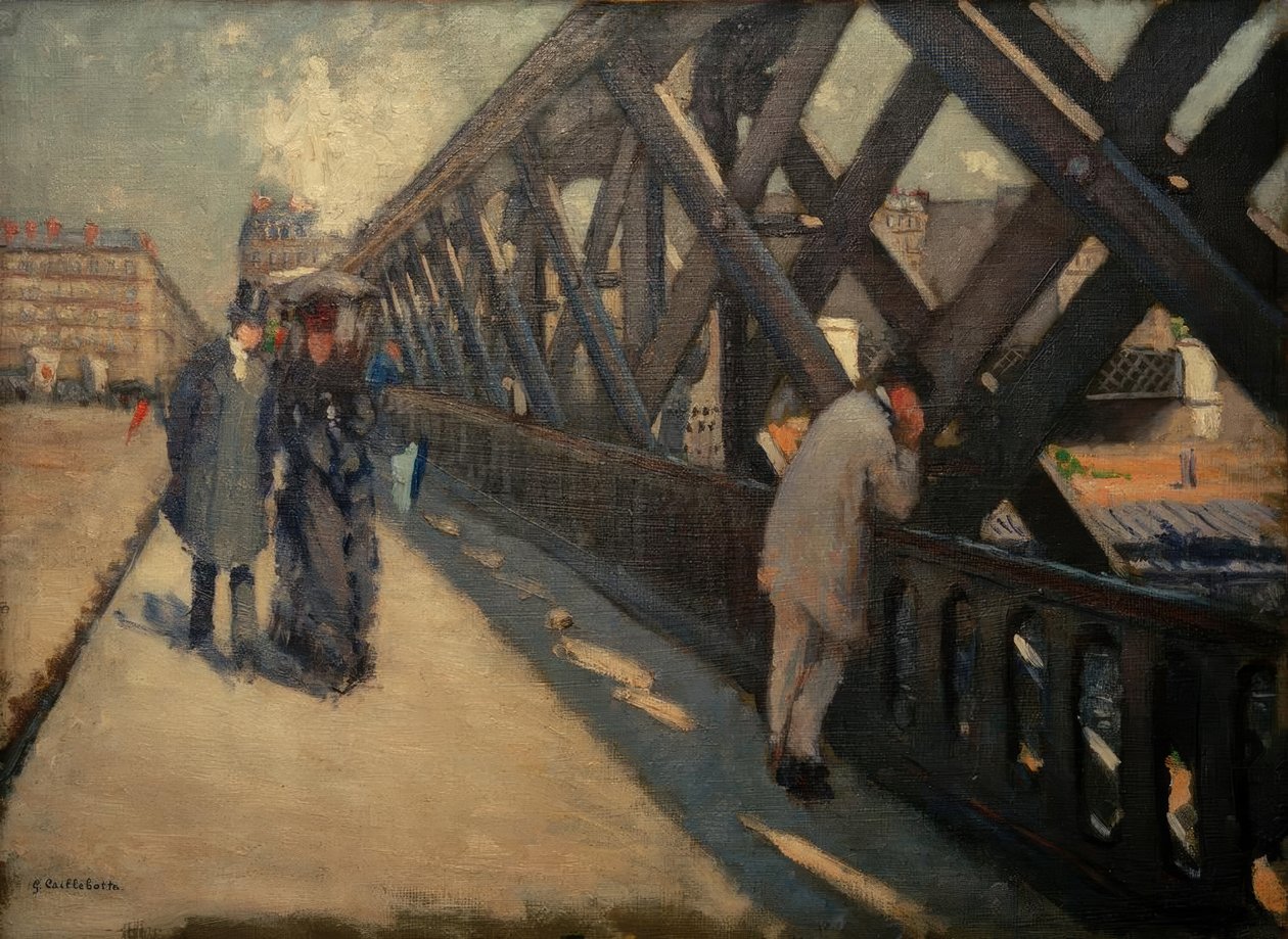 Europabroen, skisse av Gustave Caillebotte