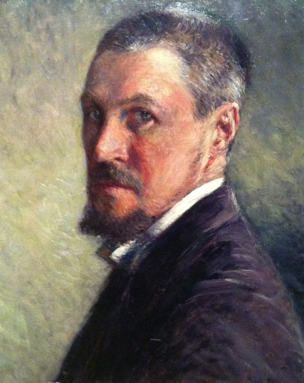 Selvportrett av Gustave Caillebotte