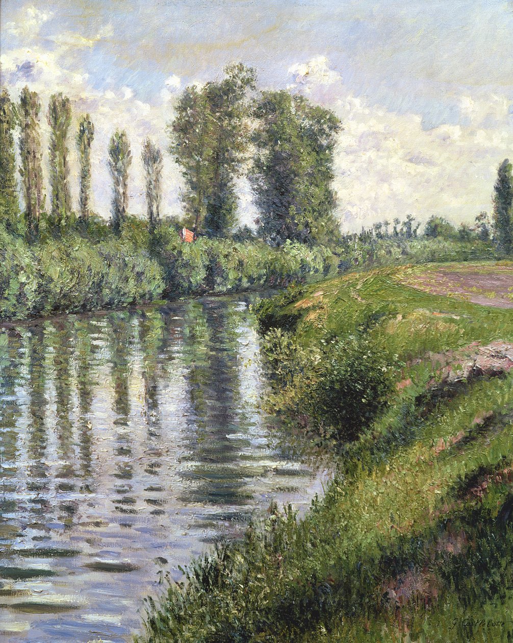 Liten gren av Seinen ved Argenteuil av Gustave Caillebotte