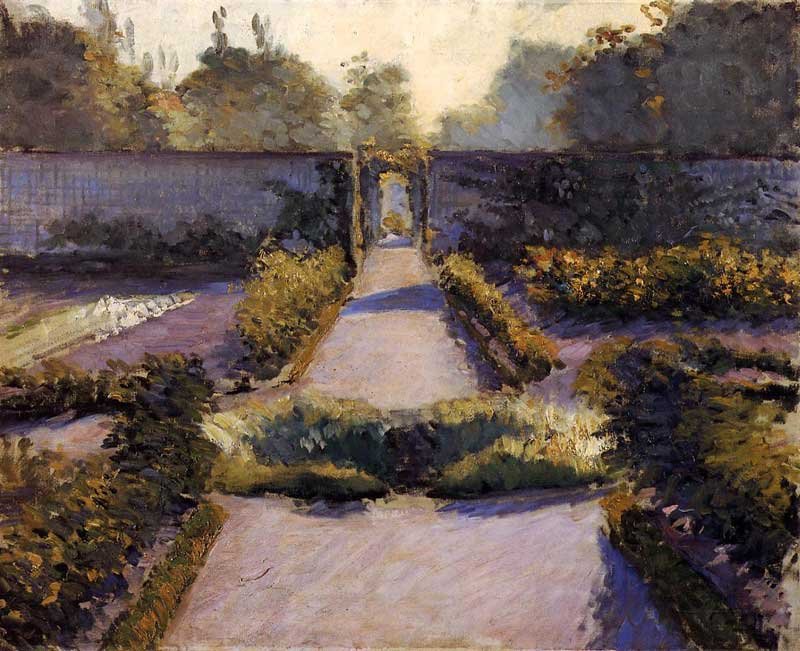 Kjøkkenhagen, Yerres av Gustave Caillebotte