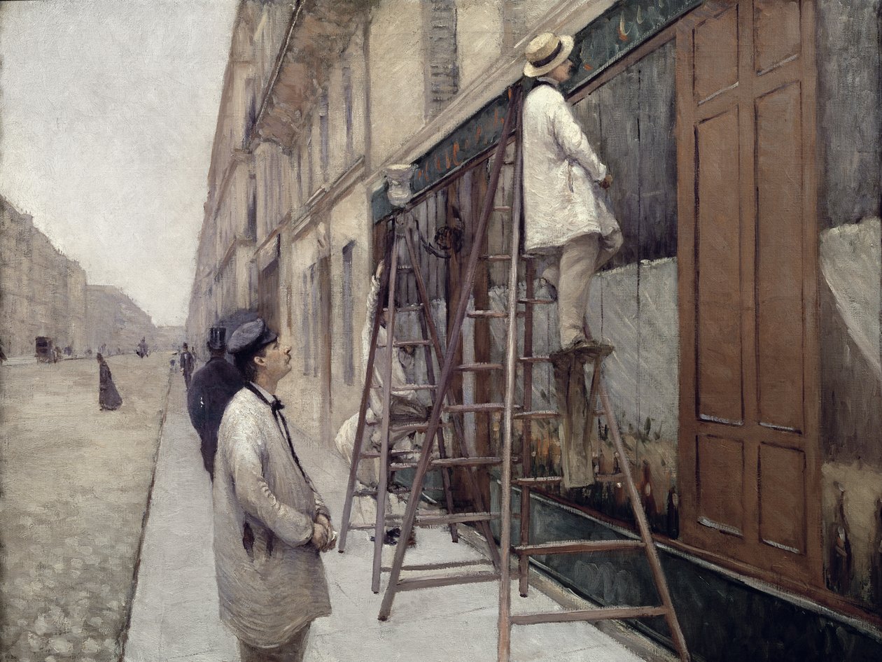 Malerne, 1877 av Gustave Caillebotte
