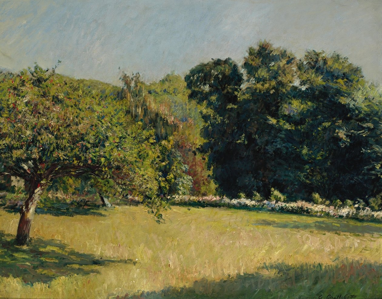 En hage i Trouville av Gustave Caillebotte