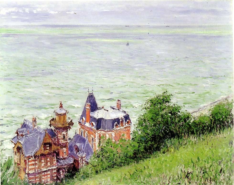 Villaer i Trouville av Gustave Caillebotte
