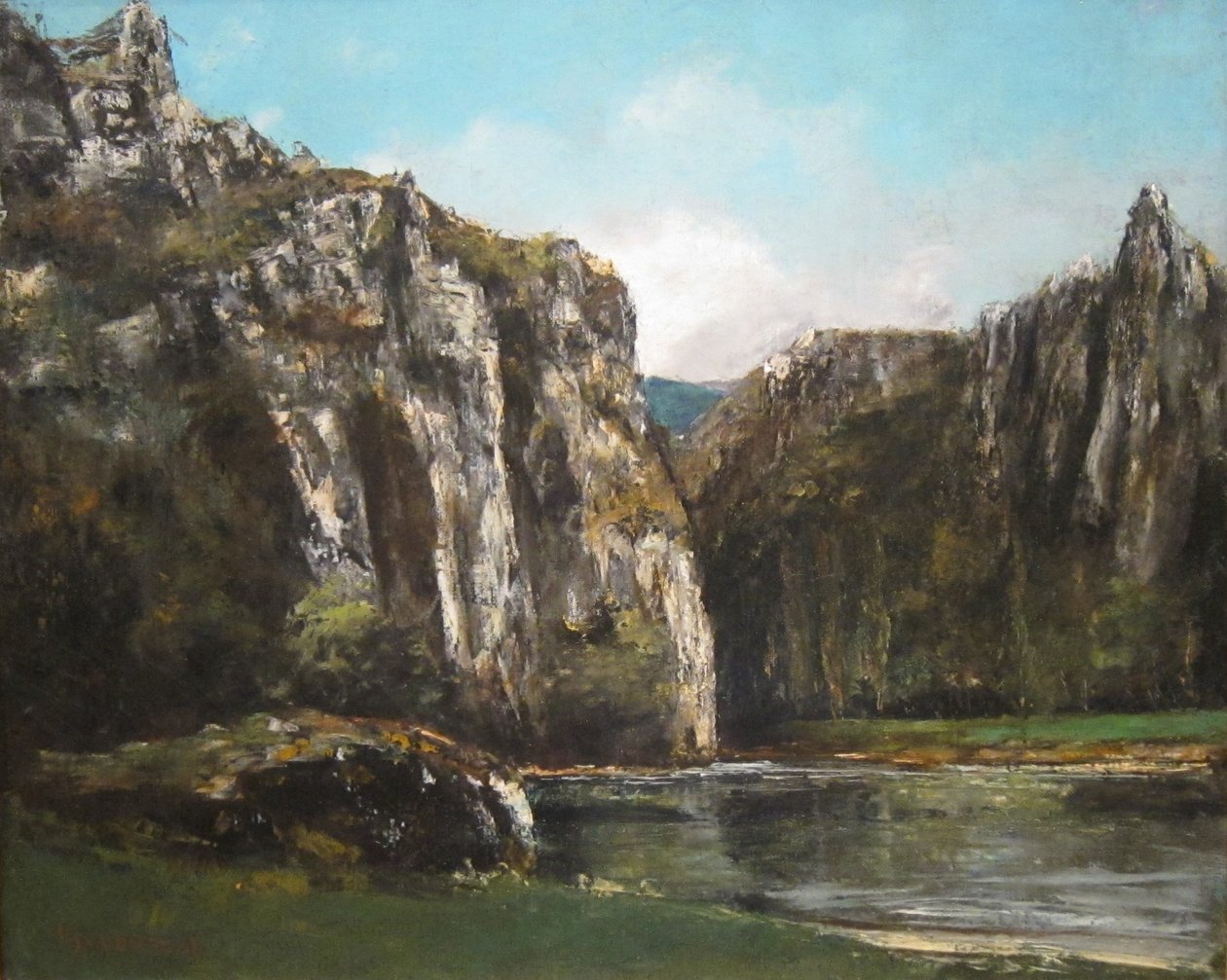 En juv i Juraen av Gustave Courbet
