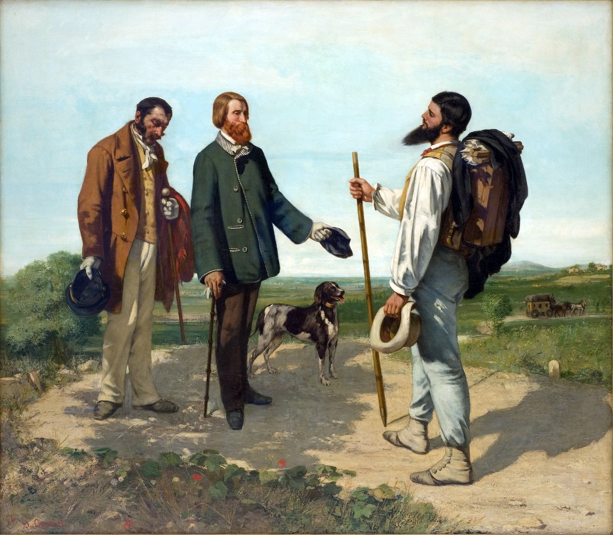 Hei, herr Courbet av Gustave Courbet