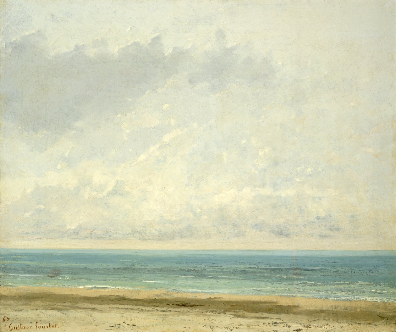 Stille hav, 1866 av Gustave Courbet