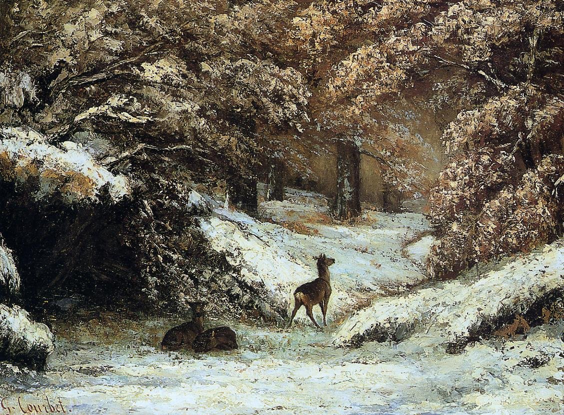 Rådyr Lyon av Gustave Courbet