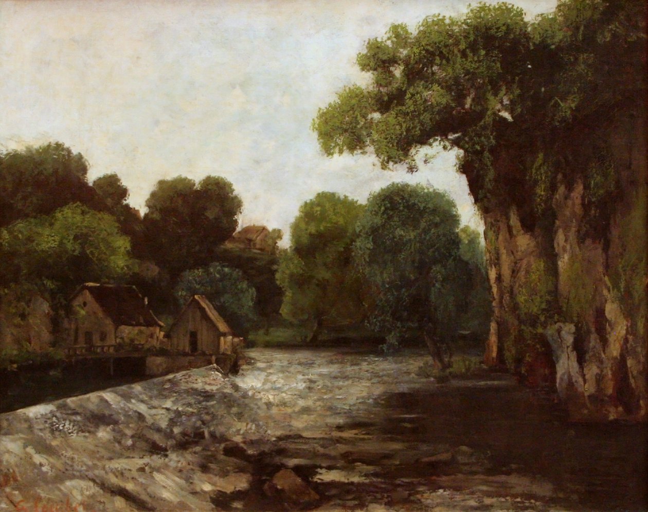 Møllen stiger av Gustave Courbet