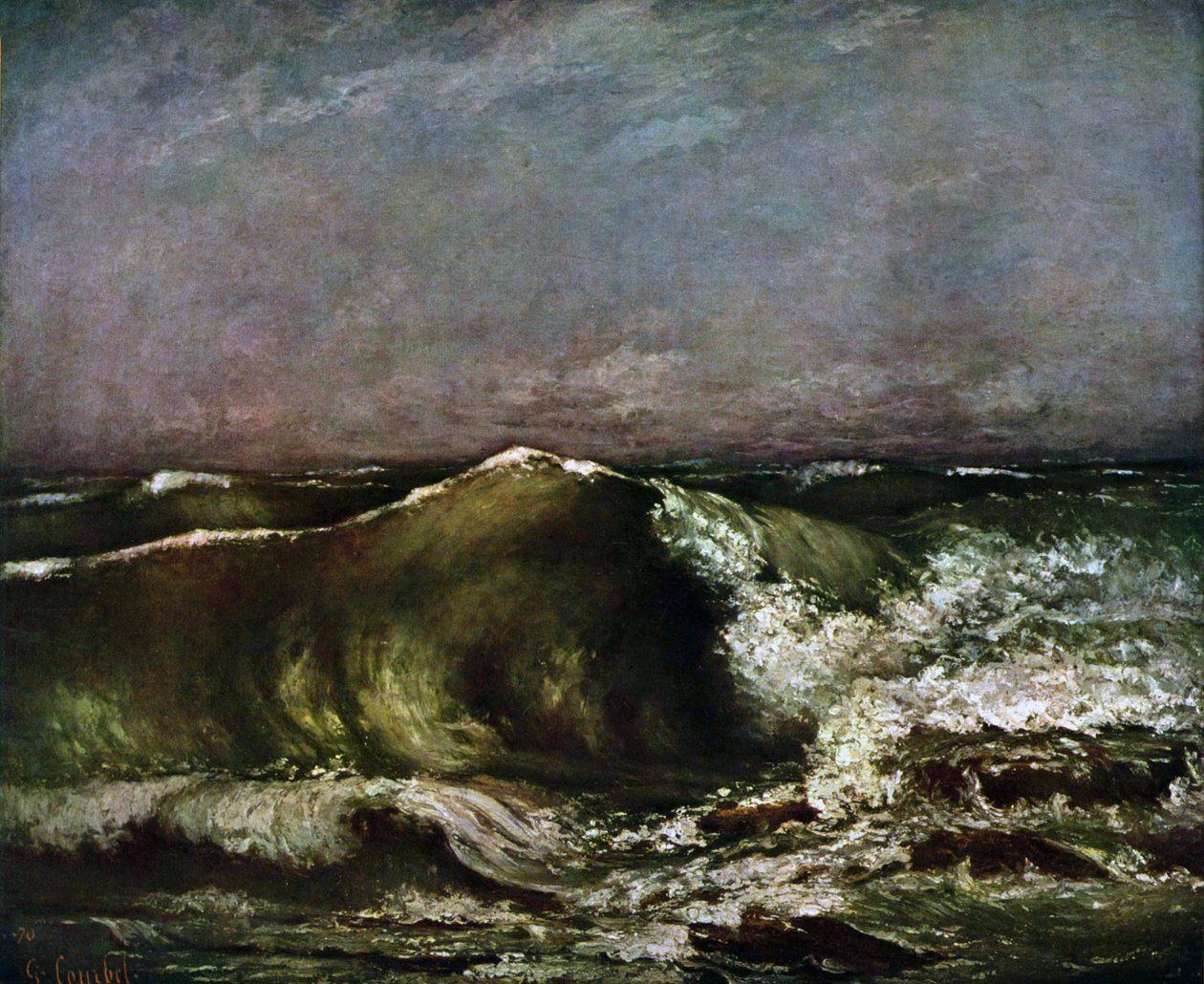 Bølgen av Gustave Courbet