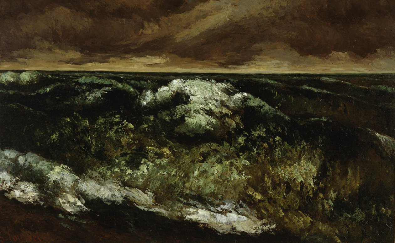 Bølgen av Gustave Courbet