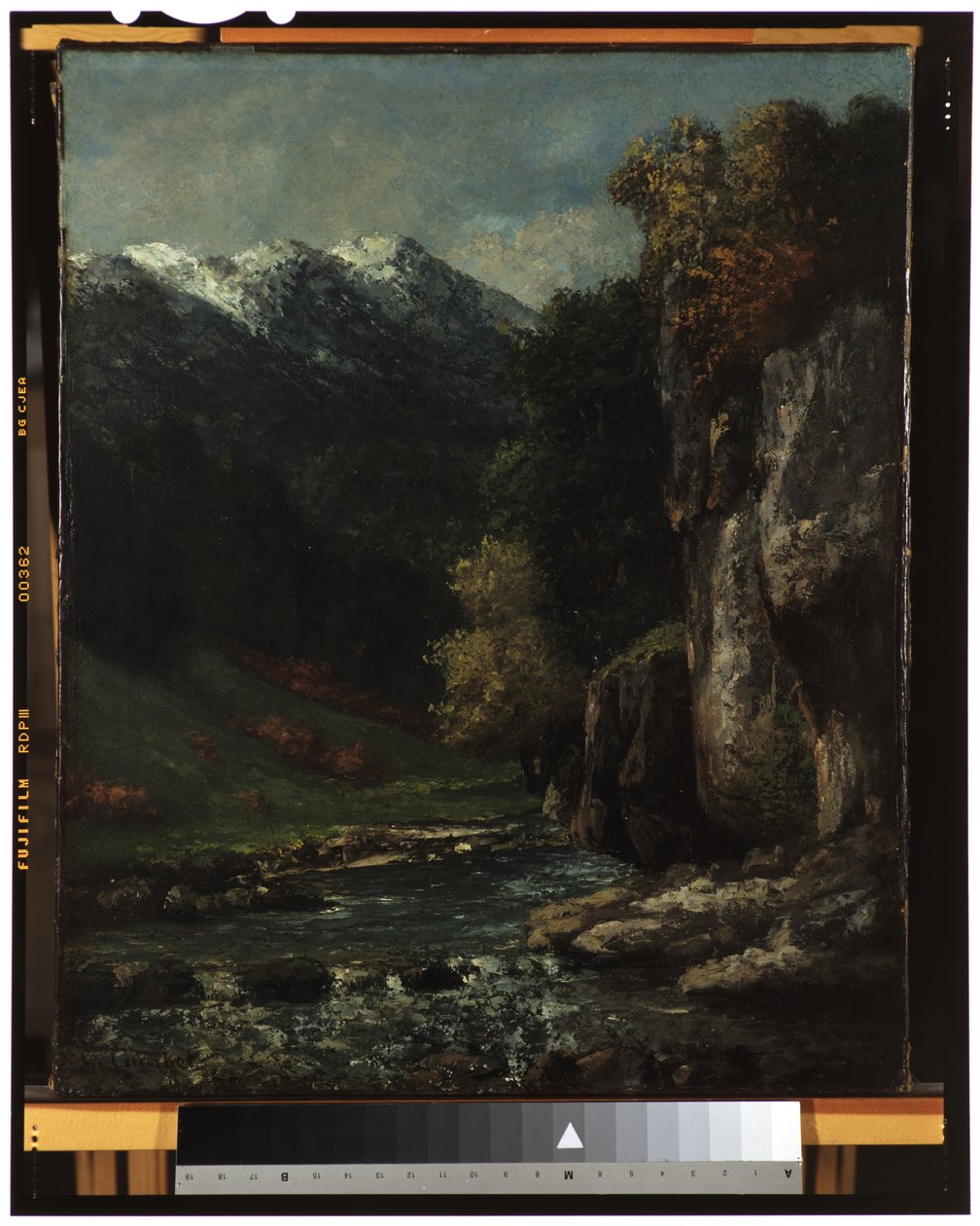 Landskap, ca. 1874-77 av Gustave Courbet