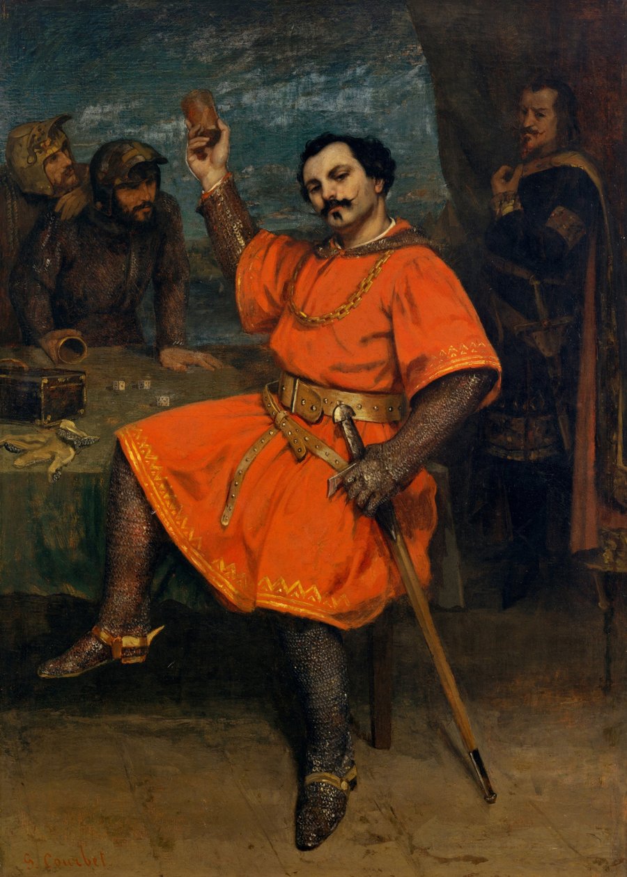 Louis Guéymard som Robert the Devil av Gustave Courbet