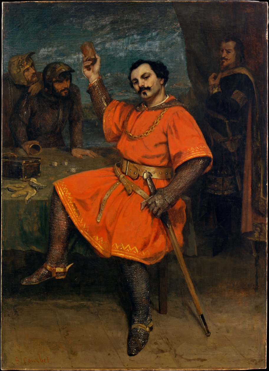 Louis Guéymard som Robert djevelen av Gustave Courbet