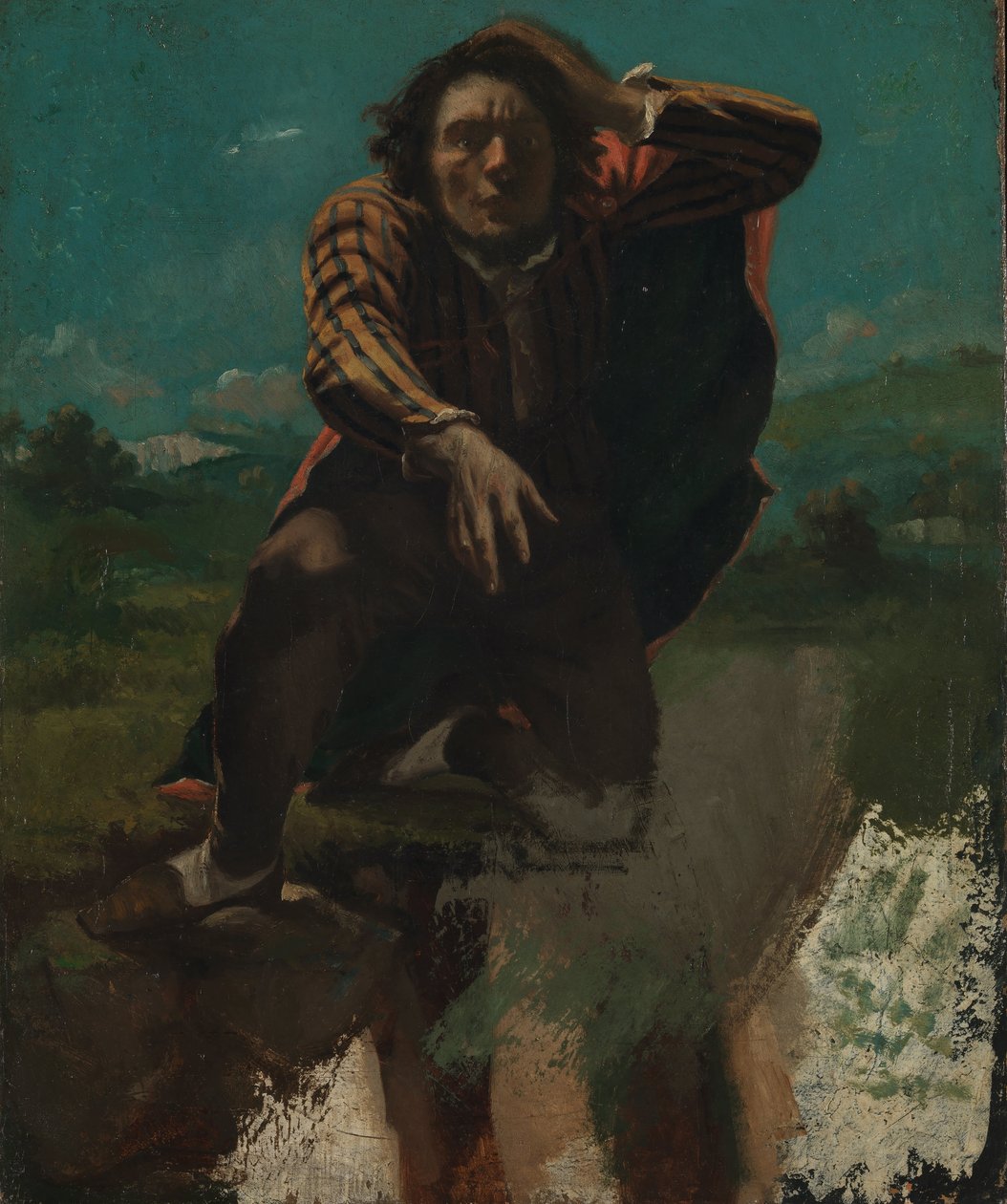 På kanten av stupet av Gustave Courbet