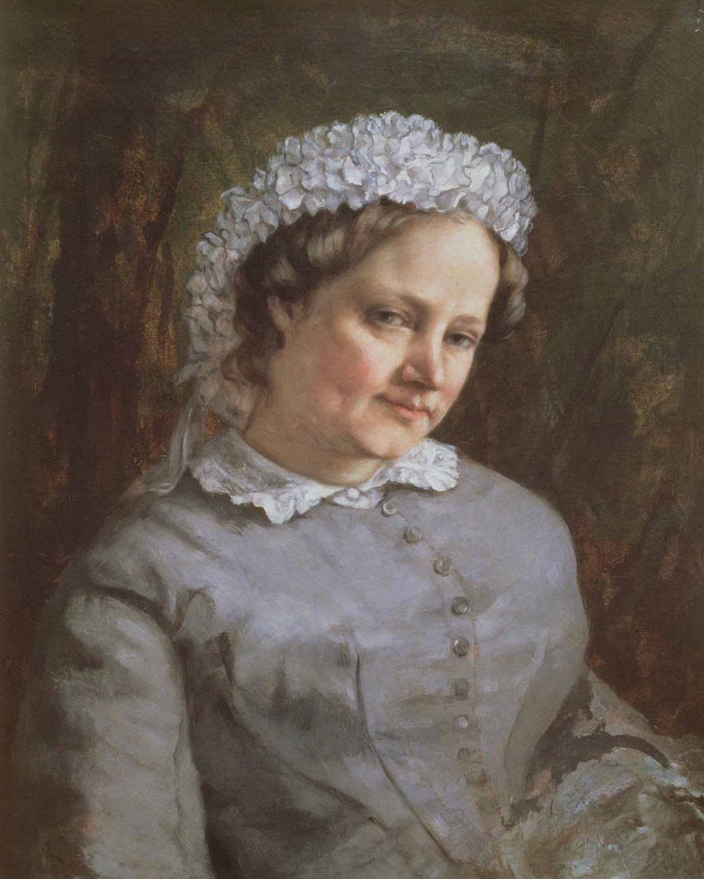 Portrett av Madame Prudhon av Gustave Courbet