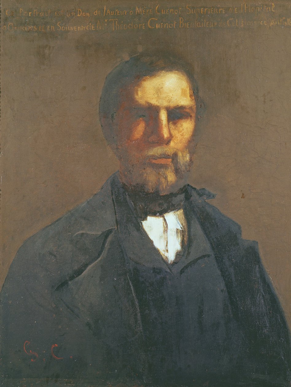 Portrett av Theodore Cuenot, 1847 av Gustave Courbet