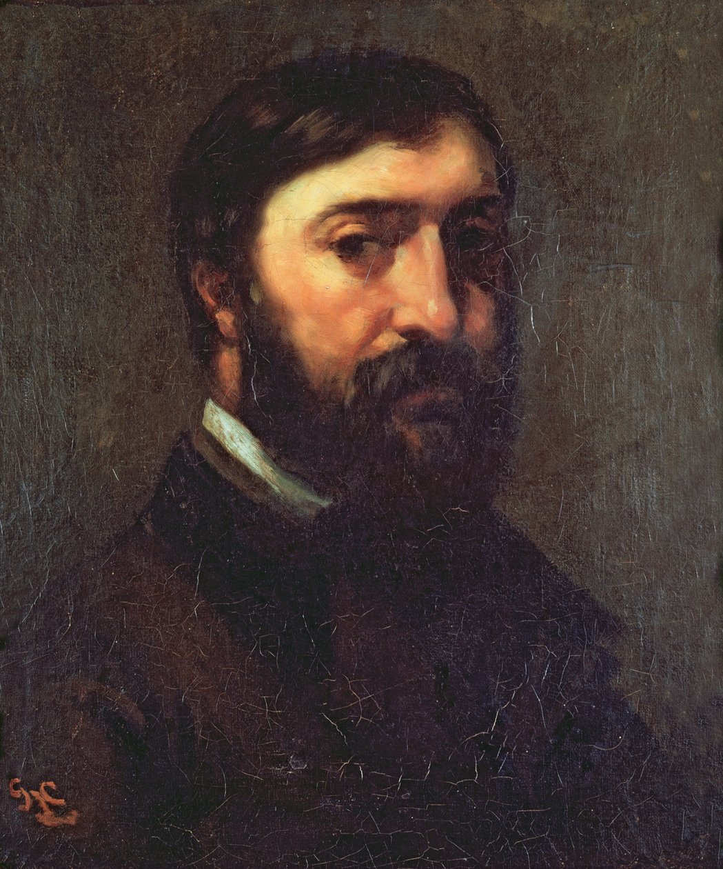 Portrett av Urbain Cuenot (f.1820) 1846 av Gustave Courbet