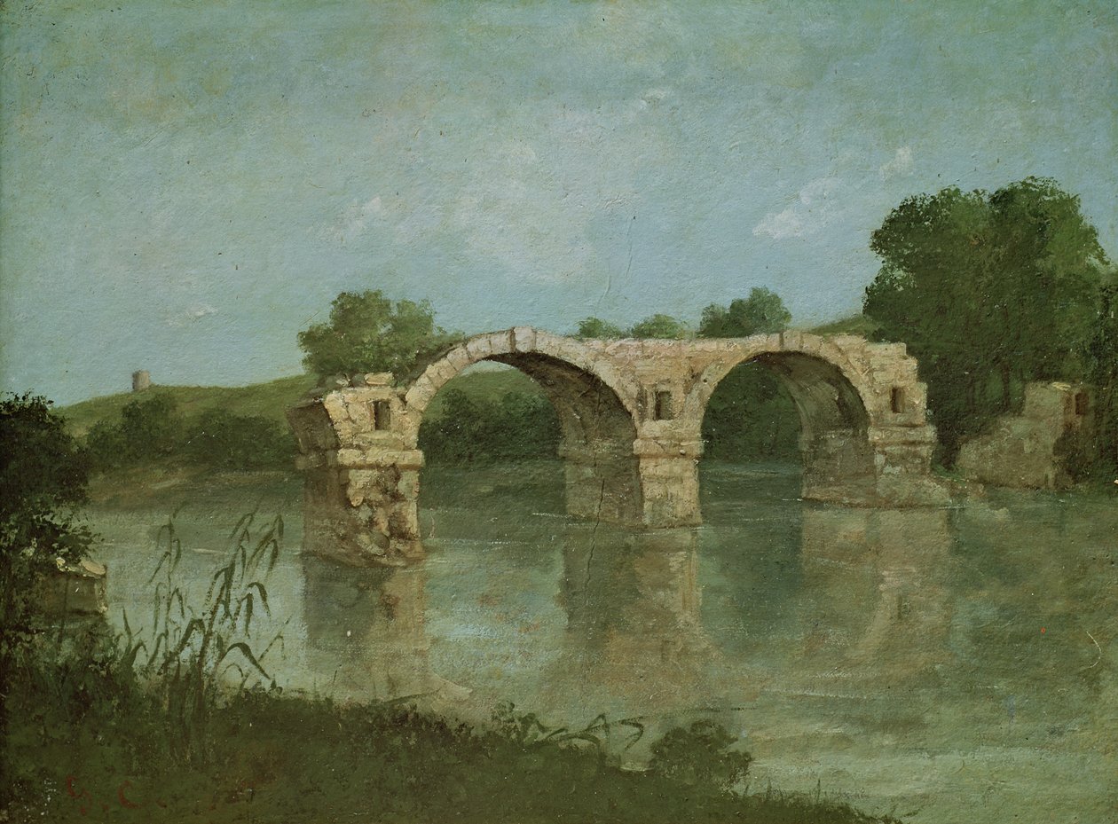 Broen ved Ambrussum av Gustave Courbet