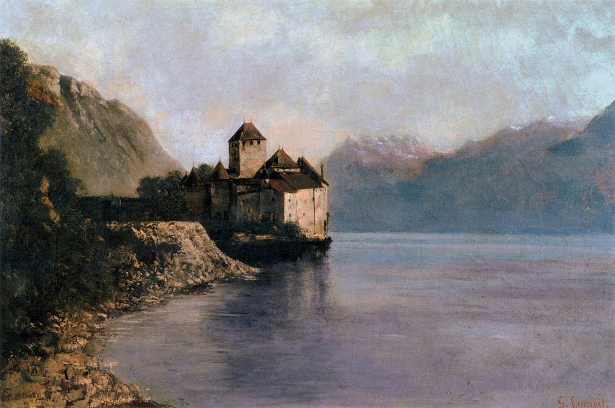 Château de Chillon av Gustave Courbet