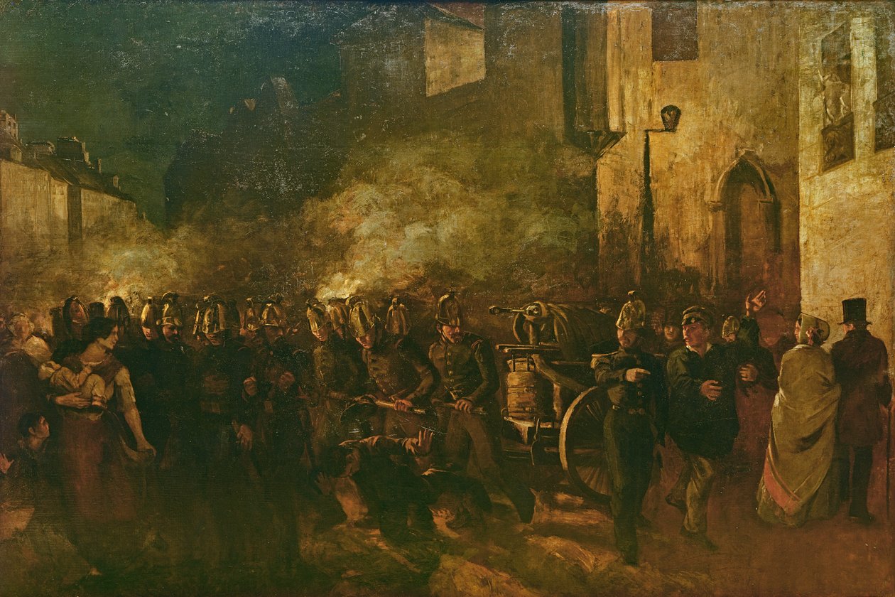 Brannen av Gustave Courbet