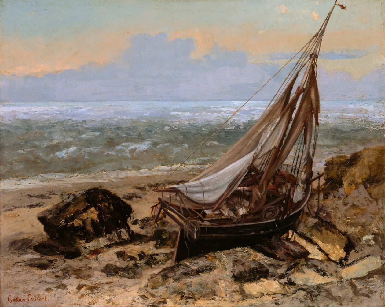 Fiskebåten av Gustave Courbet