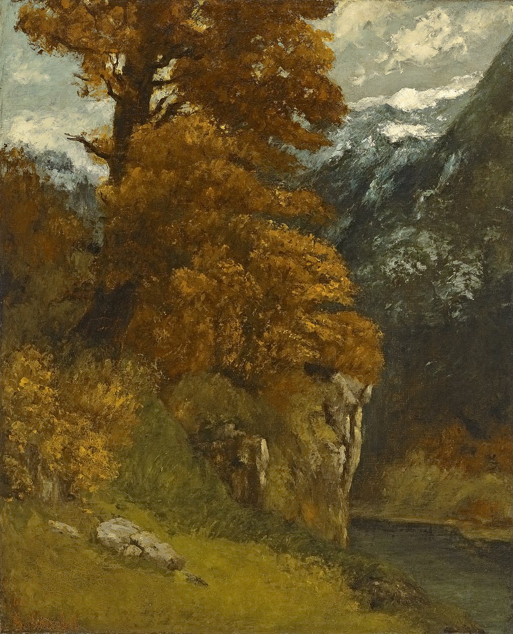 The Glen ved Ornans, 1866 av Gustave Courbet