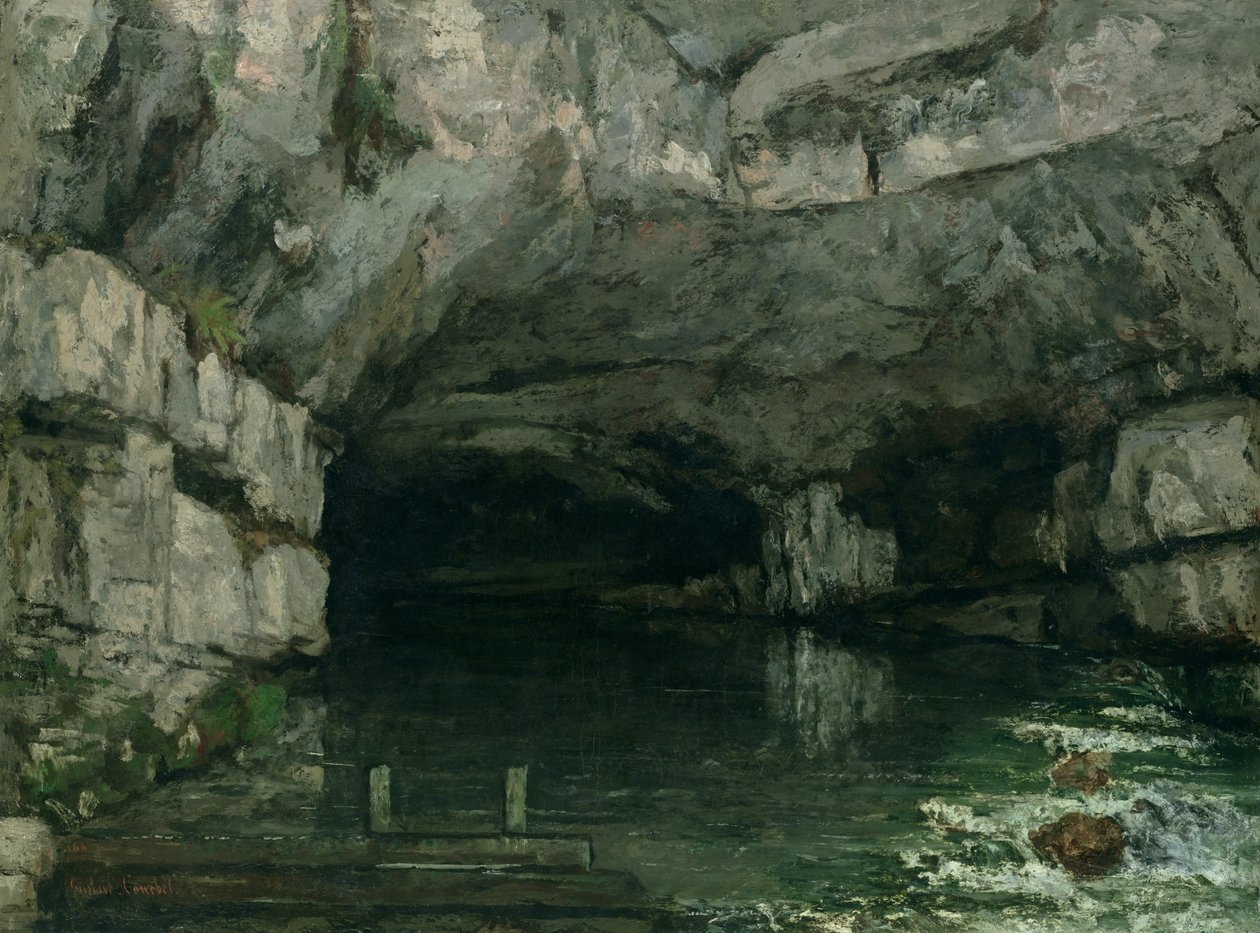The Grotto of the Loue, 1864 av Gustave Courbet