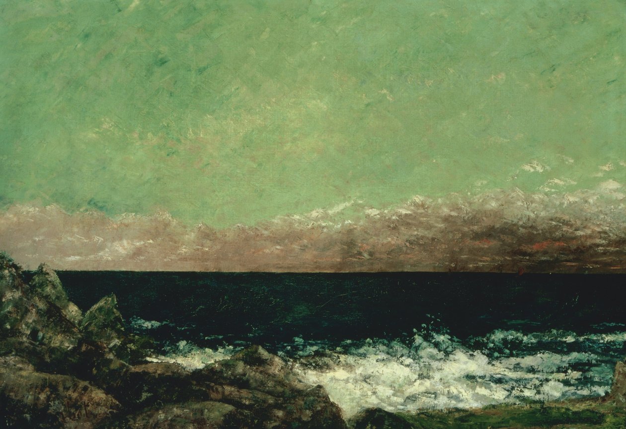 Middelhavet av Gustave Courbet